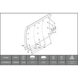REMVOERING, SET 225MM